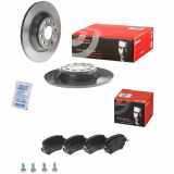 BREMBO Bremsbelagsatz, Scheibenbremse P 85 140 + Bremsscheibe 08.C501.11