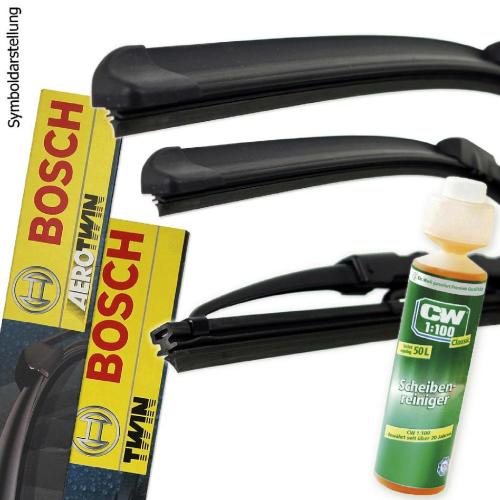 Bosch Scheibenwischer Set + Dr.Wack Reiniger Bild Bosch Scheibenwischer Set + Dr.Wack Reiniger