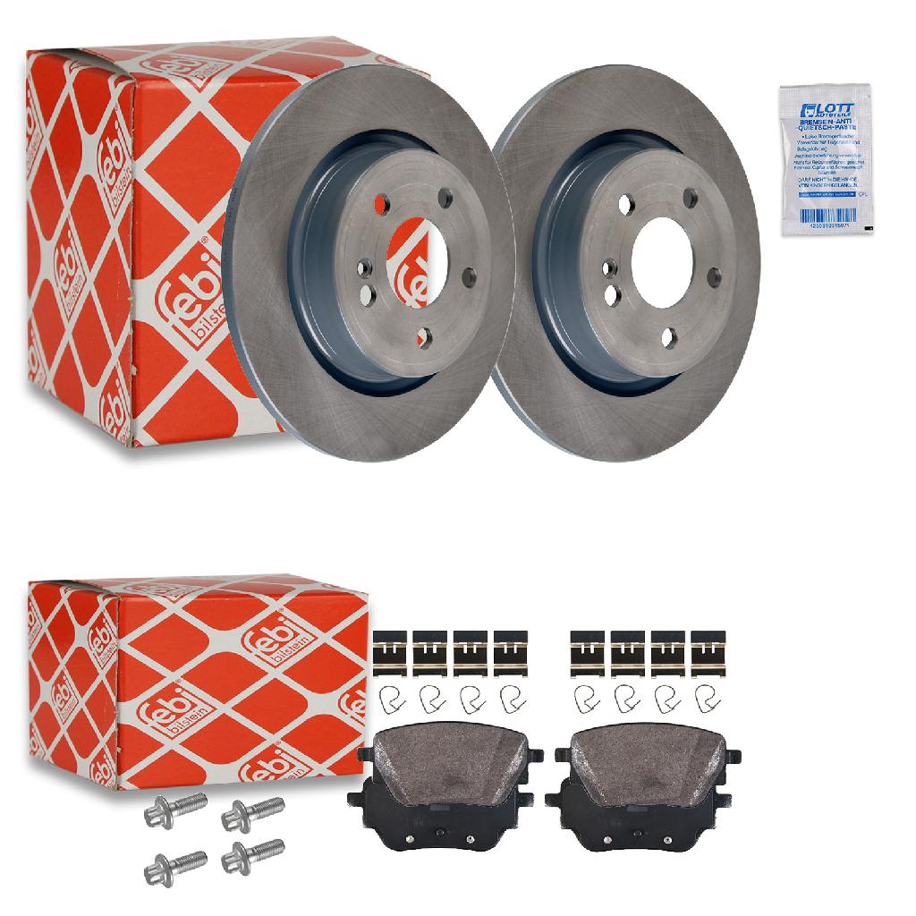 FEBI BILSTEIN Bremsscheibe 107514 + Bremsbelagsatz, Scheibenbremse 171399