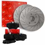 TRW Bremsbelagsatz, Scheibenbremse GDB1554 + Bremsscheibe DF6189S