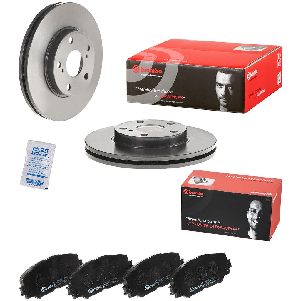 BREMBO Bremsbelagsatz, Scheibenbremse P 83 082 + Bremsscheibe 09.C648.11