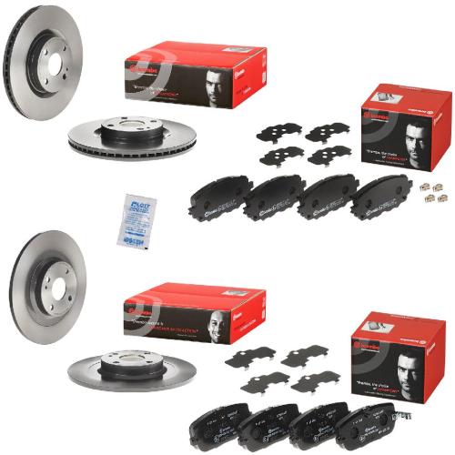 BREMBO Bremsscheibe 09.D307.11 + Bremsscheibe 08.D224.11 + Bremsbelagsatz, Scheibenbremse P 49 044 + Bremsbelagsatz, Scheibenbremse P 49 054 Bild BREMBO Bremsscheibe 09.D307.11 + Bremsscheibe 08.D224.11 + Bremsbelagsatz, Scheibenbremse P 49 044 + Bremsbelagsatz, Scheibenbremse P 49 054