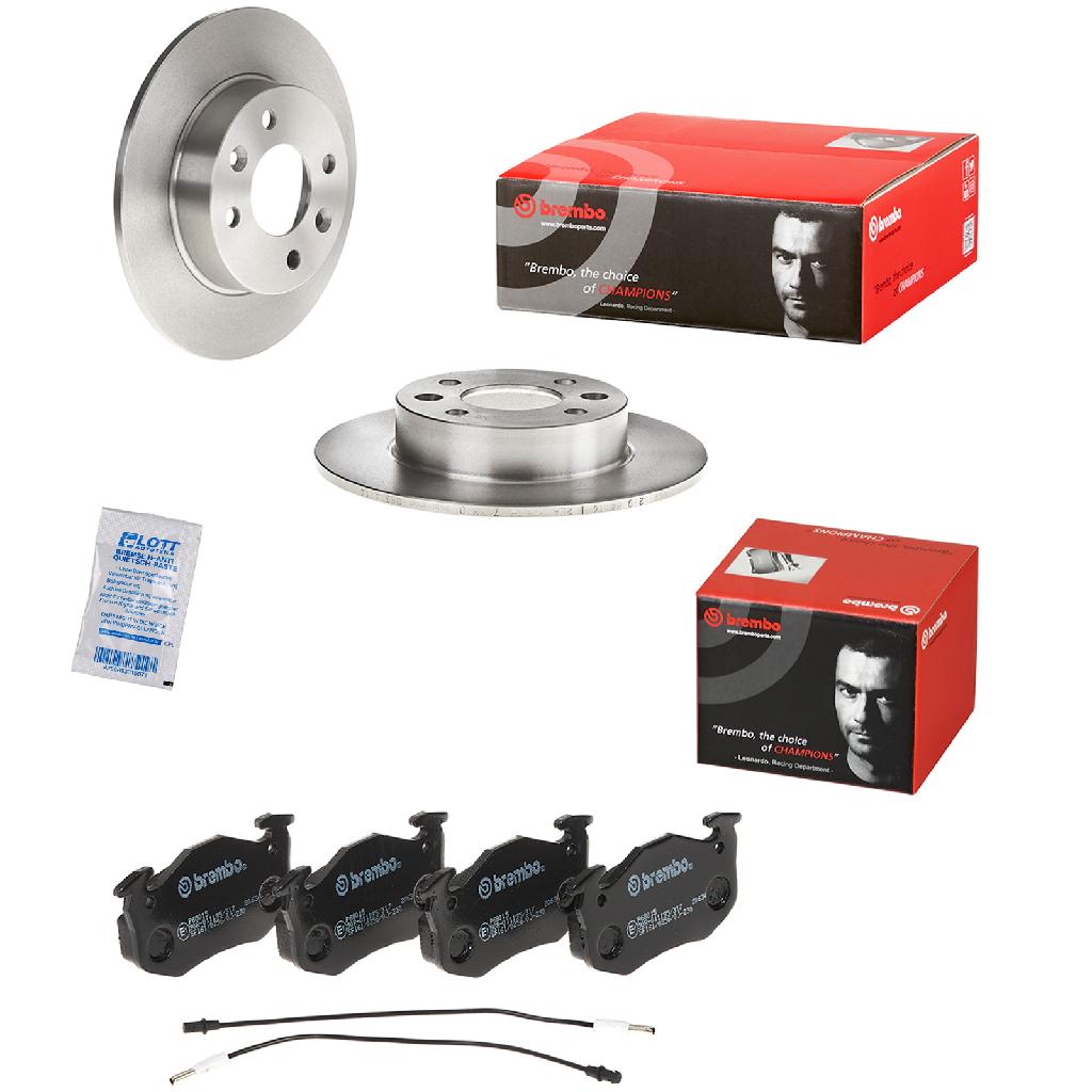 BREMBO Bremsscheibe 08.3147.14 + Bremsbelagsatz, Scheibenbremse P 68 015