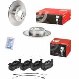 BREMBO Bremsscheibe 08.3147.14 + Bremsbelagsatz, Scheibenbremse P 68 015
