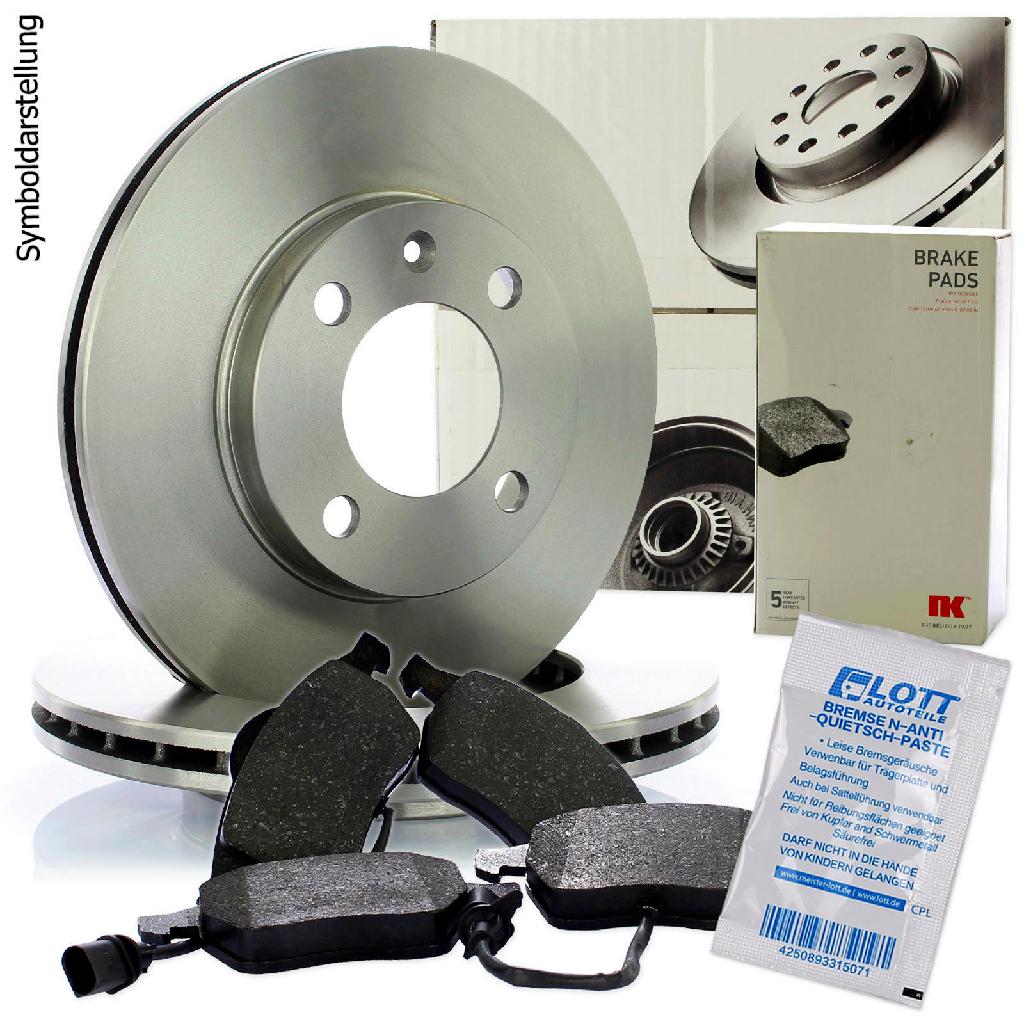 NK Bremsscheibe 204724 + Bremsbelagsatz, Scheibenbremse 224716