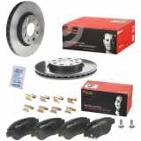 BREMBO Bremsscheibe 09.5843.31 + Bremsbelagsatz, Scheibenbremse P 59 052