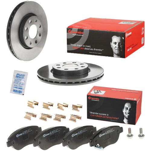 BREMBO Bremsscheibe 09.5843.31 + Bremsbelagsatz, Scheibenbremse P 59 052 Bild BREMBO Bremsscheibe 09.5843.31 + Bremsbelagsatz, Scheibenbremse P 59 052