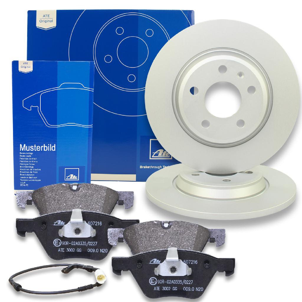 ATE Bremsbelagsatz, Scheibenbremse 13.0460-2834.2 + Bremsscheibe 24.0112-0116.1