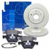 ATE Bremsscheibe 24.0124-0128.1 + Bremsbelagsatz, Scheibenbremse 13.0460-2874.2 + Bremsscheibe 24.0112-0138.1 + Bremsbelagsatz, Scheibenbremse 13.0460-7124.2