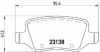 BREMBO Bremsscheibe 08.9580.21 + Bremsbelagsatz, Scheibenbremse P 50 058 Bild BREMBO Bremsscheibe 08.9580.21 + Bremsbelagsatz, Scheibenbremse P 50 058