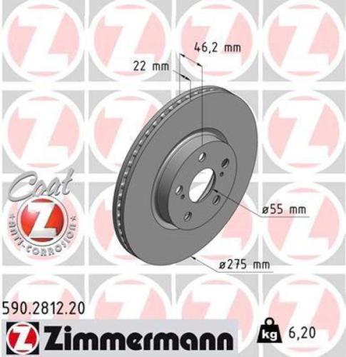 ZIMMERMANN Bremsbelagsatz, Scheibenbremse 24336.175.1 + Bremsbelagsatz, Scheibenbremse 24610.155.1 + Bremsscheibe 590.2812.20 + Bremsscheibe 590.2819.20 Bild ZIMMERMANN Bremsbelagsatz, Scheibenbremse 24336.175.1 + Bremsbelagsatz, Scheibenbremse 24610.155.1 + Bremsscheibe 590.2812.20 + Bremsscheibe 590.2819.20