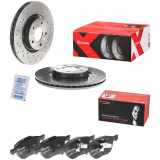 BREMBO Bremsscheibe 09.9468.1X + Bremsbelagsatz, Scheibenbremse P 24 061
