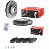 BREMBO Bremsscheibe 09.9145.11 + Bremsbelagsatz, Scheibenbremse P 85 147
