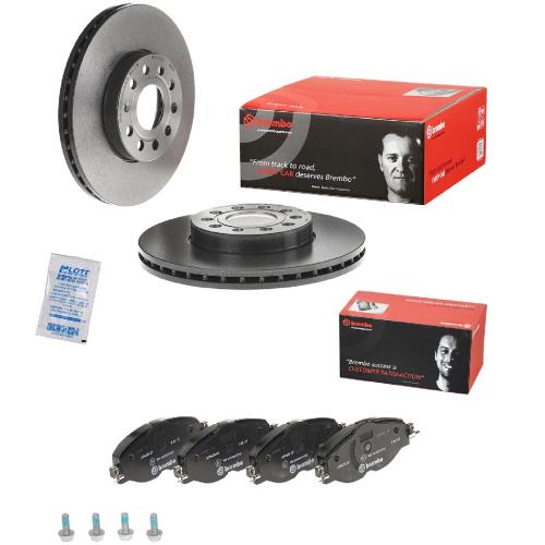 BREMBO Bremsscheibe 09.9145.11 + Bremsbelagsatz, Scheibenbremse P 85 147 Bild BREMBO Bremsscheibe 09.9145.11 + Bremsbelagsatz, Scheibenbremse P 85 147