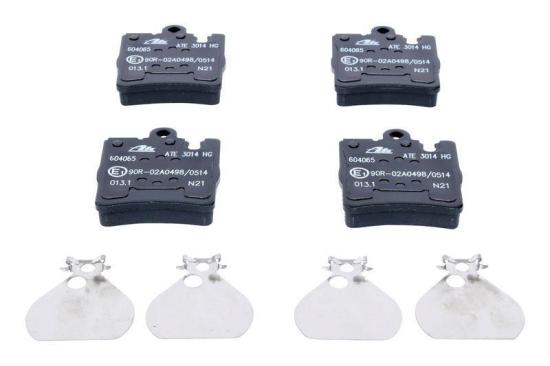 ATE Bremsscheibe 24.0109-0114.1 + Bremsbelagsatz, Scheibenbremse 13.0460-4065.2 Bild ATE Bremsscheibe 24.0109-0114.1 + Bremsbelagsatz, Scheibenbremse 13.0460-4065.2