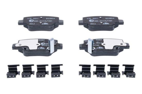 ATE Bremsscheibe 24.0126-0160.1 + Bremsscheibe 24.0111-0168.1 + Bremsbelagsatz, Scheibenbremse 13.0460-3854.2 + Bremsbelagsatz, Scheibenbremse 13.0460-5615.2 Bild ATE Bremsscheibe 24.0126-0160.1 + Bremsscheibe 24.0111-0168.1 + Bremsbelagsatz, Scheibenbremse 13.0460-3854.2 + Bremsbelagsatz, Scheibenbremse 13.0460-5615.2