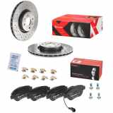 BREMBO Bremsscheibe 09.4939.1X + Bremsbelagsatz, Scheibenbremse P 23 087