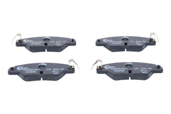 ATE Bremsbelagsatz, Scheibenbremse 13.0460-5695.2 + Bremsscheibe 24.0110-0381.1 Bild ATE Bremsbelagsatz, Scheibenbremse 13.0460-5695.2 + Bremsscheibe 24.0110-0381.1