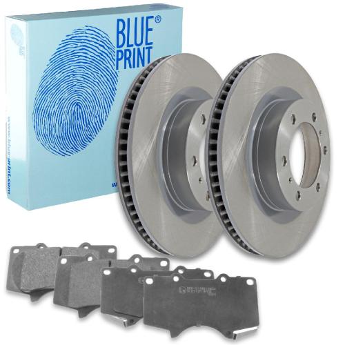 BLUE PRINT Bremsbelagsatz, Scheibenbremse ADT342142 + Bremsscheibe ADT343282 Bild BLUE PRINT Bremsbelagsatz, Scheibenbremse ADT342142 + Bremsscheibe ADT343282