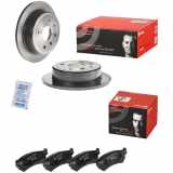 BREMBO Bremsbelagsatz, Scheibenbremse P 10 001 + Bremsscheibe 08.A872.11