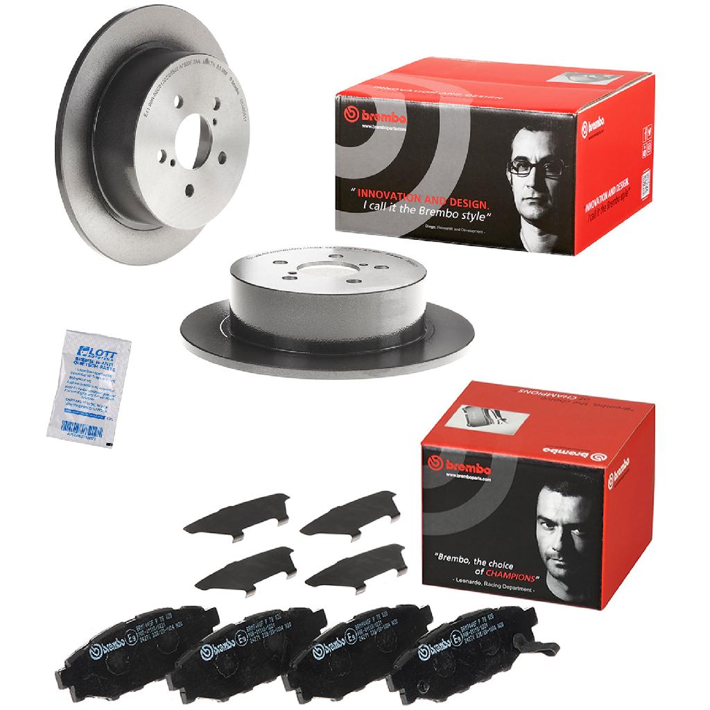 BREMBO Bremsscheibe 08.A605.11 + Bremsbelagsatz, Scheibenbremse P 78 020