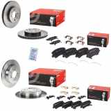 BREMBO Bremsbelagsatz, Scheibenbremse P 30 122 + Bremsscheibe 08.C172.10 + Bremsbelagsatz, Scheibenbremse P 30 103 + Bremsscheibe 09.D227.11