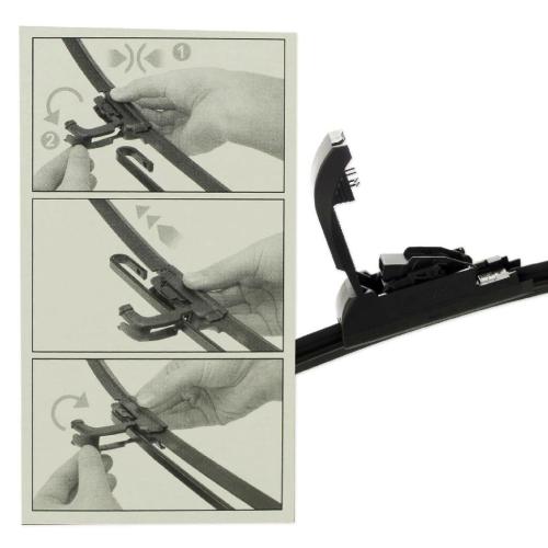 Bosch Scheibenwischer Set + Dr.Wack Reiniger Bild Bosch Scheibenwischer Set + Dr.Wack Reiniger