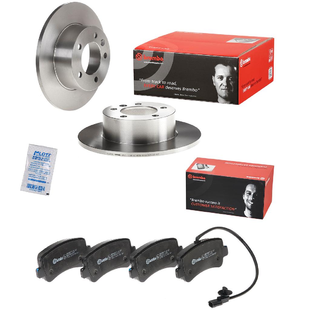 BREMBO Bremsscheibe 08.B829.10 + Bremsbelagsatz, Scheibenbremse P 68 063