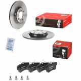 BREMBO Bremsscheibe 08.8682.21 + Bremsbelagsatz, Scheibenbremse P 61 114