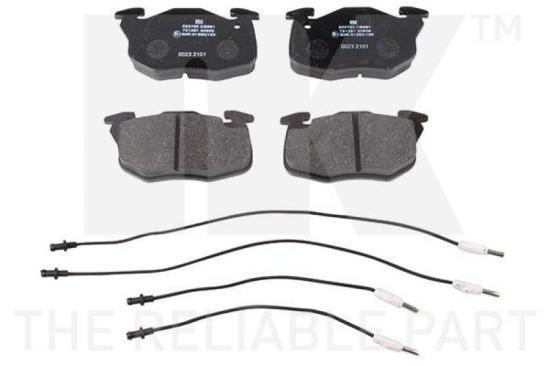 NK Bremsscheibe 209910 + Bremsbelagsatz, Scheibenbremse 223720 Bild NK Bremsscheibe 209910 + Bremsbelagsatz, Scheibenbremse 223720