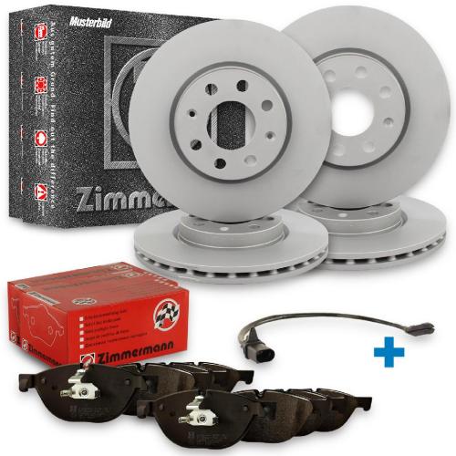 ZIMMERMANN Bremsbelagsatz, Scheibenbremse 23694.165.1 + Bremsbelagsatz, Scheibenbremse 23693.165.1 + Bremsscheibe 600.3226.20 + Bremsscheibe 600.3227.20 + Bremsscheibe 600.3229.20 FEBI BILSTEIN Warnkontakt, Bremsbelagverschleiß 23362 + Warnkontakt, Bremsbelagverschleiß 23360 Bild ZIMMERMANN Bremsbelagsatz, Scheibenbremse 23694.165.1 + Bremsbelagsatz, Scheibenbremse 23693.165.1 + Bremsscheibe 600.3226.20 + Bremsscheibe 600.3227.20 + Bremsscheibe 600.3229.20 FEBI BILSTEIN Warnkontakt, Bremsbelagverschleiß 23362 + Warnkontakt, Bremsbelagverschleiß 23360