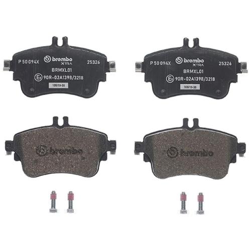 BREMBO Bremsbelagsatz, Scheibenbremse P 50 094X + Warnkontakt, Bremsbelagverschleiß A 00 353 + Bremsscheibe 09.B344.4X Bild BREMBO Bremsbelagsatz, Scheibenbremse P 50 094X + Warnkontakt, Bremsbelagverschleiß A 00 353 + Bremsscheibe 09.B344.4X