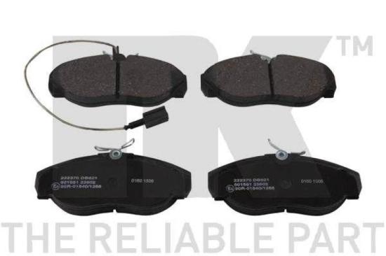 NK Bremsbelagsatz, Scheibenbremse 222370 + Bremsscheibe 209944 Bild NK Bremsbelagsatz, Scheibenbremse 222370 + Bremsscheibe 209944