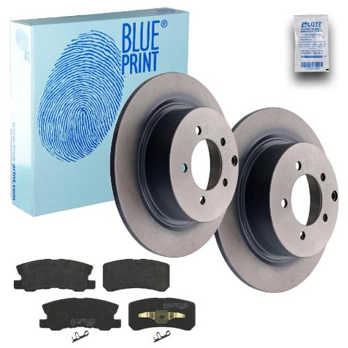 BLUE PRINT Bremsscheibe ADP154333 + Bremsbelagsatz, Scheibenbremse ADC44259 Bild BLUE PRINT Bremsscheibe ADP154333 + Bremsbelagsatz, Scheibenbremse ADC44259