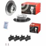 BREMBO Bremsbelagsatz, Scheibenbremse P 85 013 + Bremsscheibe 08.5743.11