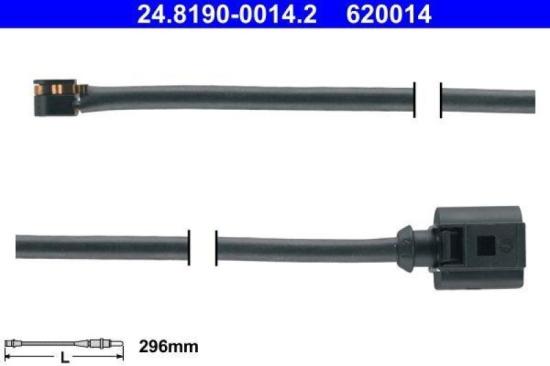ATE Bremsbelagsatz, Scheibenbremse 13.0460-4852.2 + Bremsscheibe 24.0136-0127.1 + Bremsscheibe 24.0136-0128.1 + Warnkontakt, Bremsbelagverschleiß 24.8190-0014.2 Bild ATE Bremsbelagsatz, Scheibenbremse 13.0460-4852.2 + Bremsscheibe 24.0136-0127.1 + Bremsscheibe 24.0136-0128.1 + Warnkontakt, Bremsbelagverschleiß 24.8190-0014.2