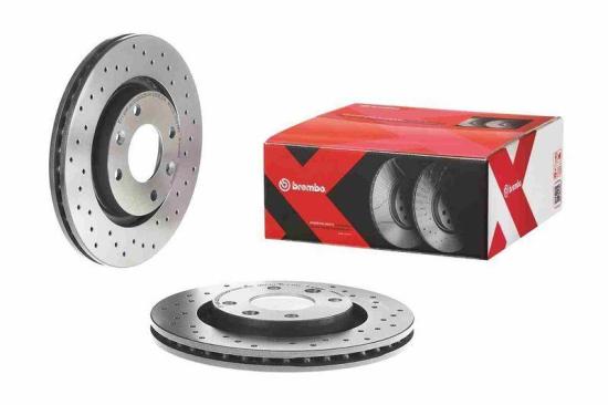 BREMBO Bremsbelagsatz, Scheibenbremse P 61 066X + Bremsscheibe 09.8695.1X Bild BREMBO Bremsbelagsatz, Scheibenbremse P 61 066X + Bremsscheibe 09.8695.1X