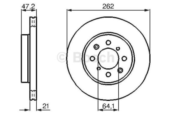BOSCH Bremsscheibe 0 986 478 657 + Bremsbelagsatz, Scheibenbremse 0 986 424 214 Bild BOSCH Bremsscheibe 0 986 478 657 + Bremsbelagsatz, Scheibenbremse 0 986 424 214