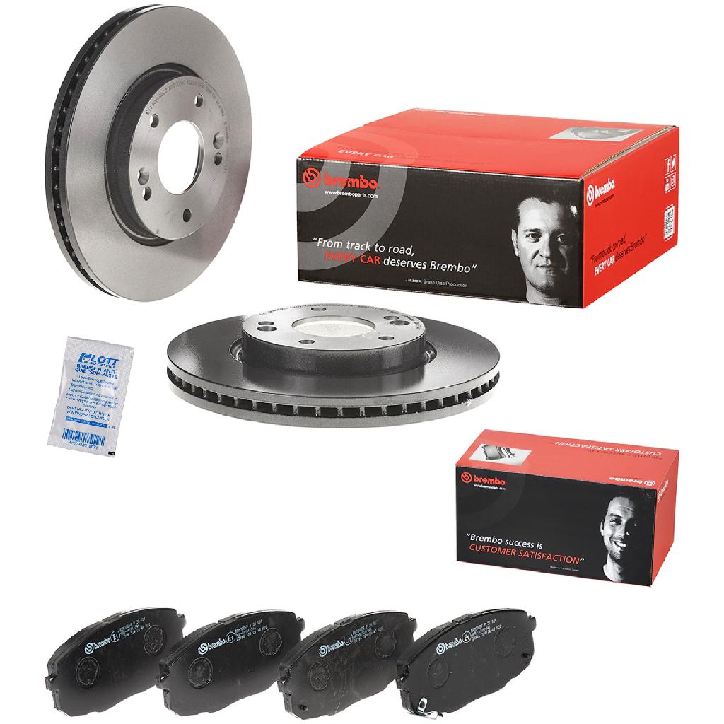 BREMBO Bremsscheibe 09.9574.41 + Bremsbelagsatz, Scheibenbremse P 30 034