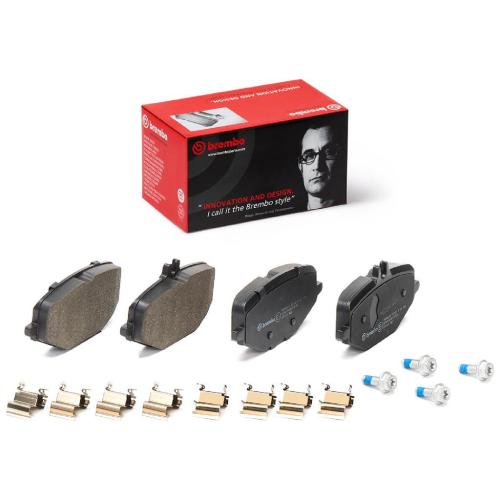 BREMBO Warnkontakt, Bremsbelagverschleiß A 00 353 + Bremsbelagsatz, Scheibenbremse P 50 168 + Bremsscheibe 09.D411.33 Bild BREMBO Warnkontakt, Bremsbelagverschleiß A 00 353 + Bremsbelagsatz, Scheibenbremse P 50 168 + Bremsscheibe 09.D411.33
