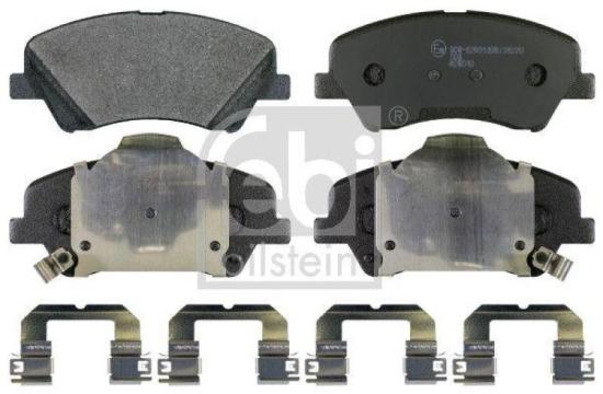 FEBI BILSTEIN Bremsscheibe 108438 + Bremsbelagsatz, Scheibenbremse 170635 + Bremsbelagsatz, Scheibenbremse 116378 + Bremsscheibe 108420 Bild FEBI BILSTEIN Bremsscheibe 108438 + Bremsbelagsatz, Scheibenbremse 170635 + Bremsbelagsatz, Scheibenbremse 116378 + Bremsscheibe 108420