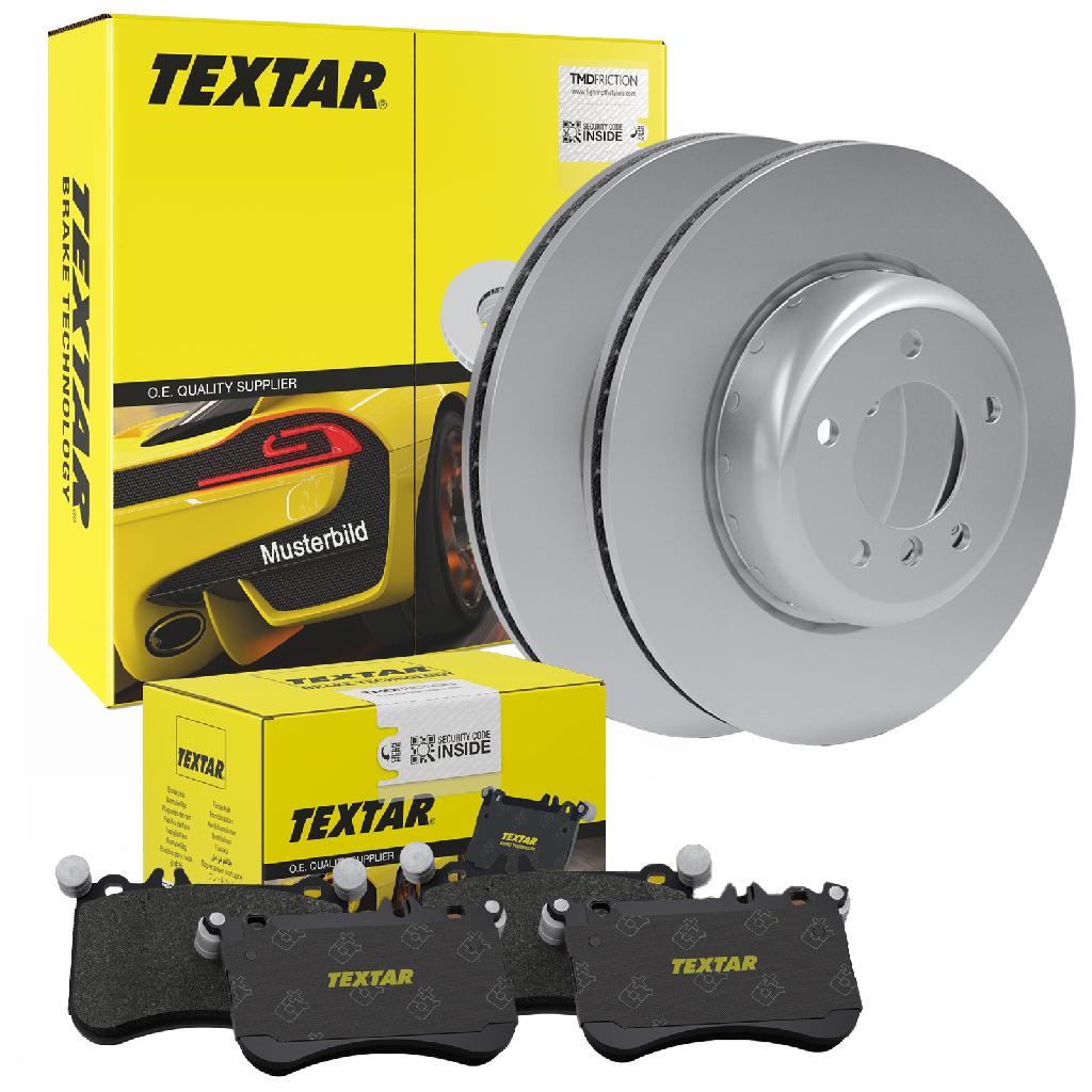 TEXTAR Bremsbelagsatz, Scheibenbremse 2446701 + Bremsscheibe 92157303