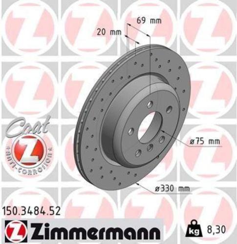 ATE Warnkontakt, Bremsbelagverschleiß 24.8190-0312.2 ZIMMERMANN Bremsbelagsatz, Scheibenbremse 24561.175.2 + Bremsscheibe 150.3484.52 Bild ATE Warnkontakt, Bremsbelagverschleiß 24.8190-0312.2 ZIMMERMANN Bremsbelagsatz, Scheibenbremse 24561.175.2 + Bremsscheibe 150.3484.52