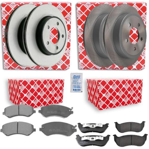 FEBI BILSTEIN Bremsscheibe 28176 + Bremsbelagsatz, Scheibenbremse 116335 + Bremsbelagsatz, Scheibenbremse 116340 + Bremsscheibe 108468 Bild FEBI BILSTEIN Bremsscheibe 28176 + Bremsbelagsatz, Scheibenbremse 116335 + Bremsbelagsatz, Scheibenbremse 116340 + Bremsscheibe 108468