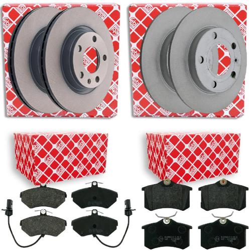 FEBI BILSTEIN Bremsbelagsatz, Scheibenbremse 16146 + Bremsscheibe 18398 + Bremsbelagsatz, Scheibenbremse 16340 + Bremsscheibe 23570 Bild FEBI BILSTEIN Bremsbelagsatz, Scheibenbremse 16146 + Bremsscheibe 18398 + Bremsbelagsatz, Scheibenbremse 16340 + Bremsscheibe 23570