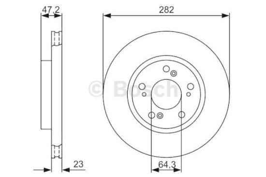 BOSCH Bremsbelagsatz, Scheibenbremse 0 986 424 809 + Bremsscheibe 0 986 479 365 Bild BOSCH Bremsbelagsatz, Scheibenbremse 0 986 424 809 + Bremsscheibe 0 986 479 365
