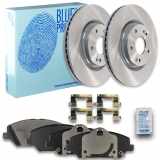 BLUE PRINT Bremsbelagsatz, Scheibenbremse ADG042177 + Bremsscheibe ADG043221