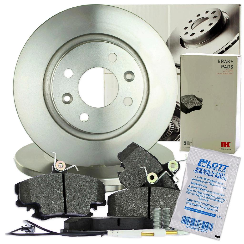 NK Bremsscheibe 203939 + Bremsbelagsatz, Scheibenbremse 229957