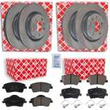 FEBI BILSTEIN Bremsscheibe 107517 + Bremsbelagsatz, Scheibenbremse 180229 + Bremsbelagsatz, Scheibenbremse 16984 + Bremsscheibe 107518