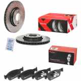 BREMBO Bremsbelagsatz, Scheibenbremse P 68 065 + Bremsscheibe 09.9078.2X